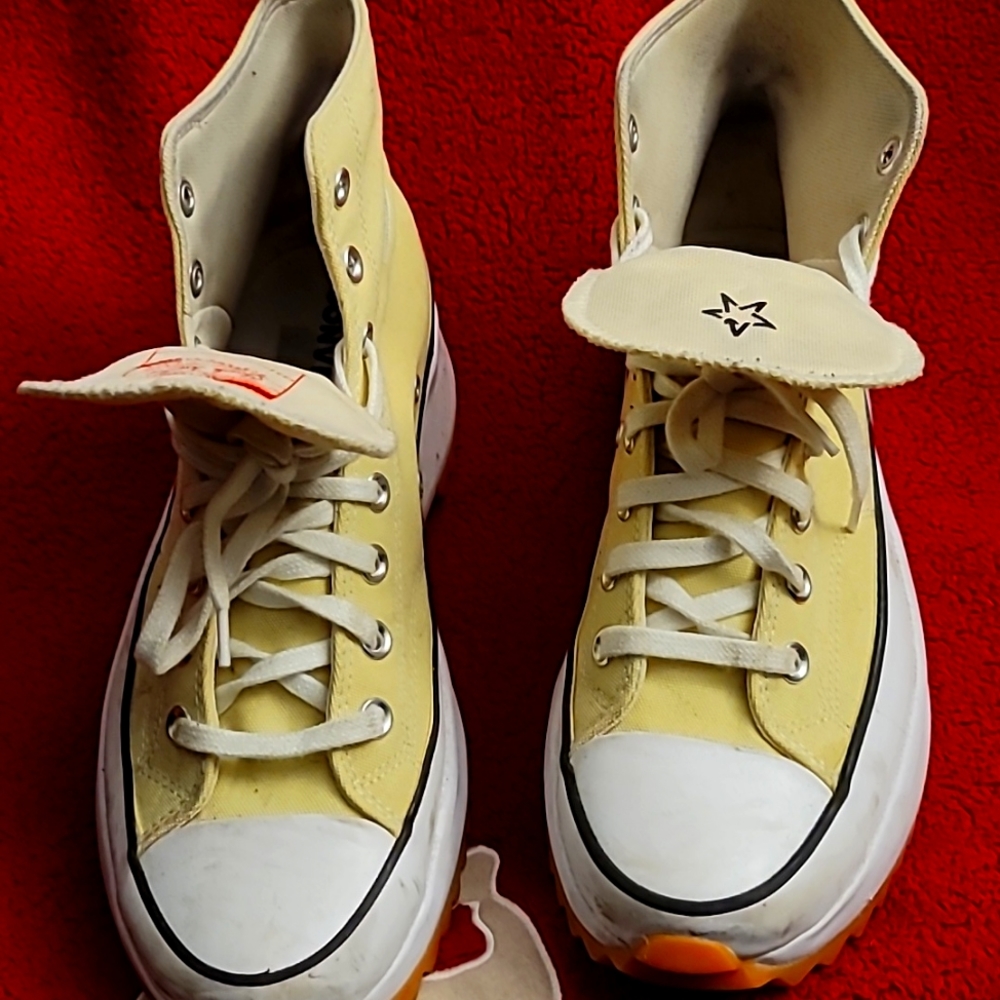 Chuck Taylor Converse limecicle canvas runstar hike platform W11/M9.5 unisex